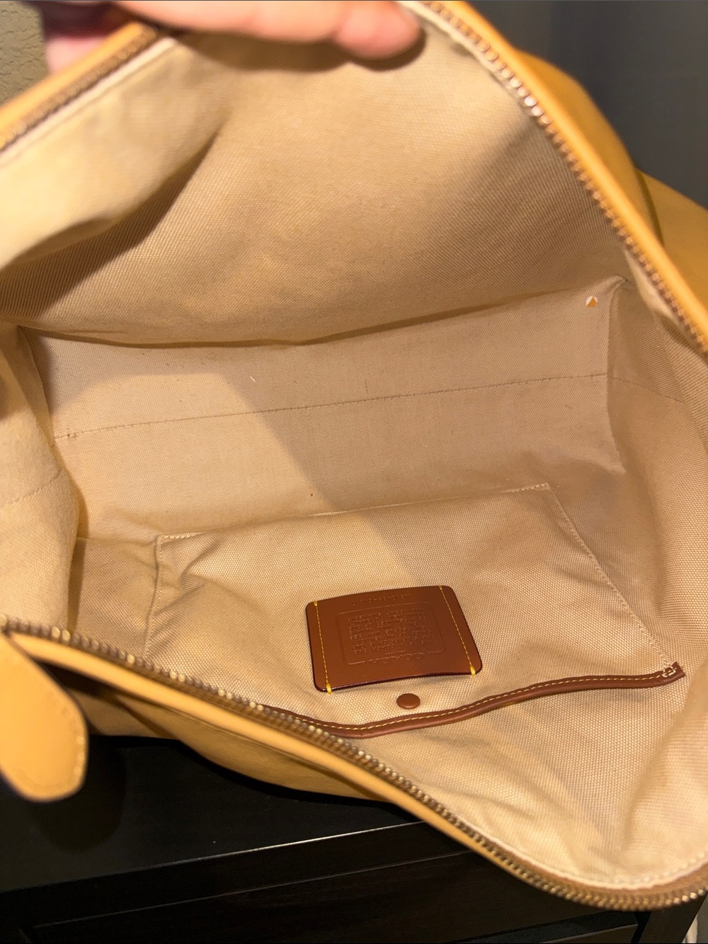 Coach Large Honey Brown Juliet 38 Shoulder Bag & Coach Honey Brown Wallet - Picture 5 of 12